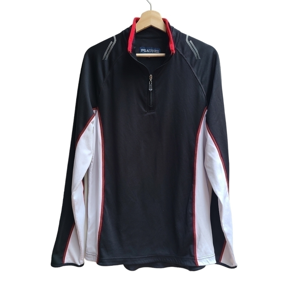 PGA Tour Light-weight Fleece Pullover, Size Medium